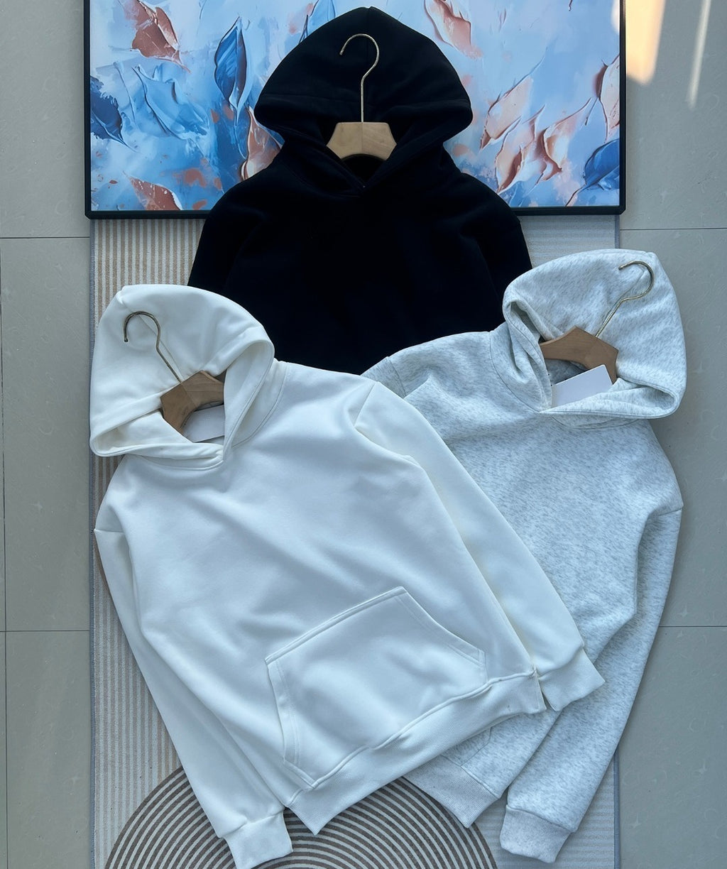 1593# GX  A  Unisex Fleece Hoodies