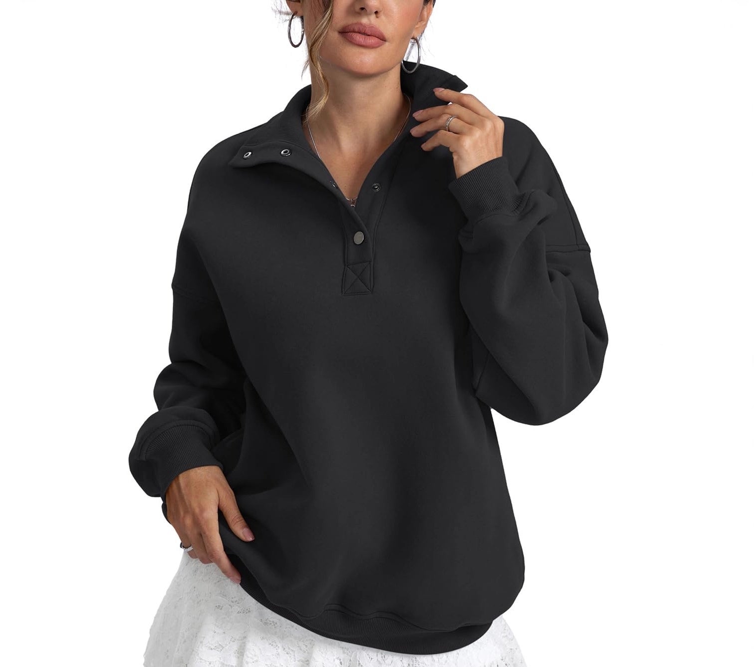1713# A 3D Silver Women Sweatshirts