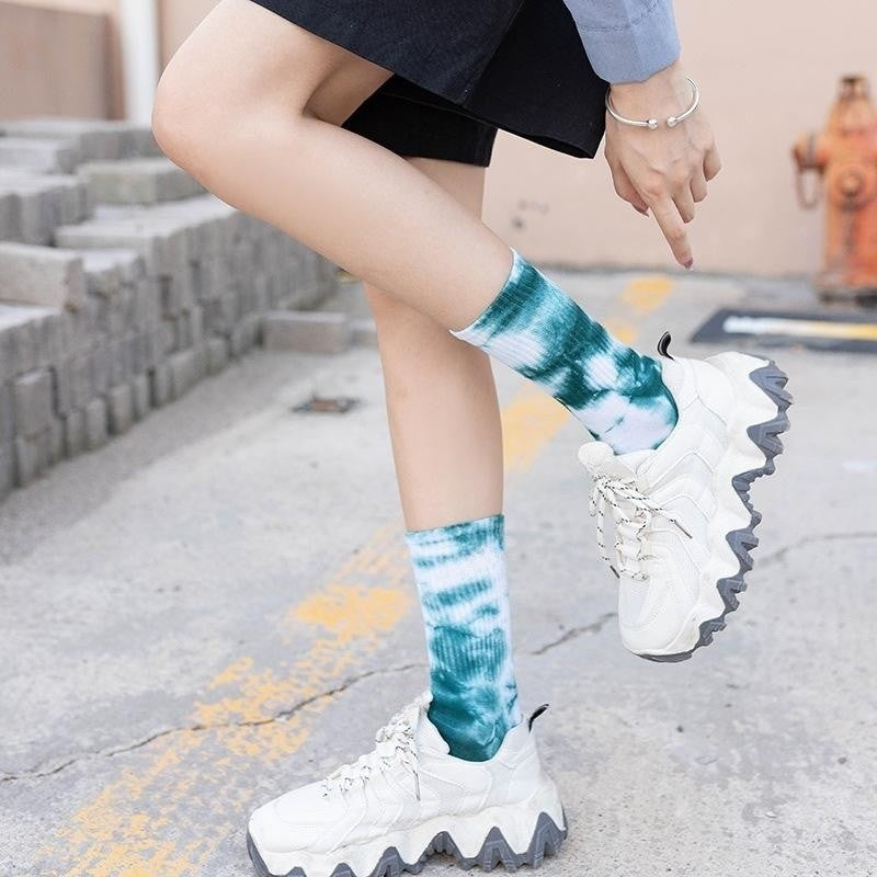 2049# Tie Dye Socks 3pair/set