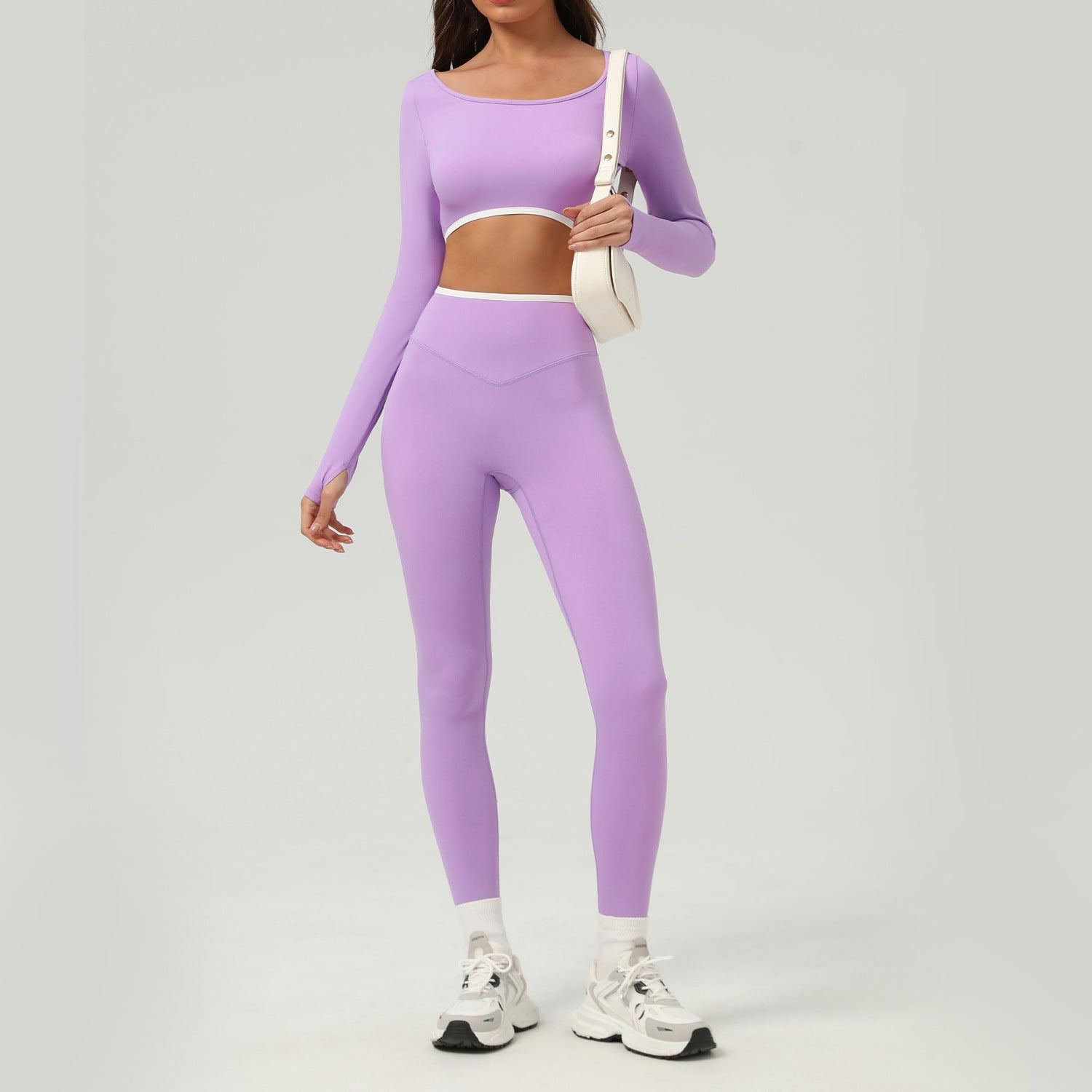 826# A Women Yoga Shirts Pants Set
