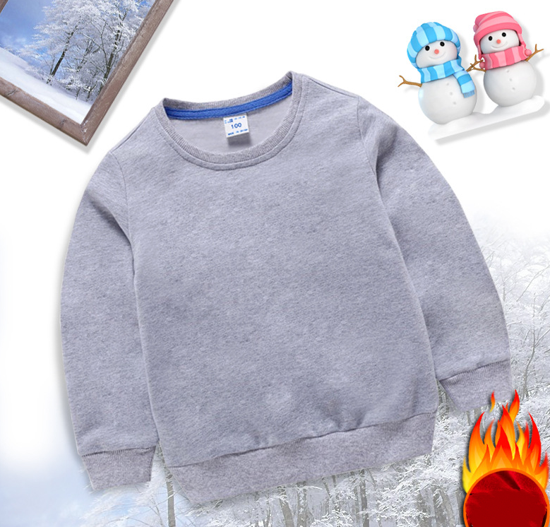 1509# A 3D  Kids Silver Fox Fur Sweatshirts