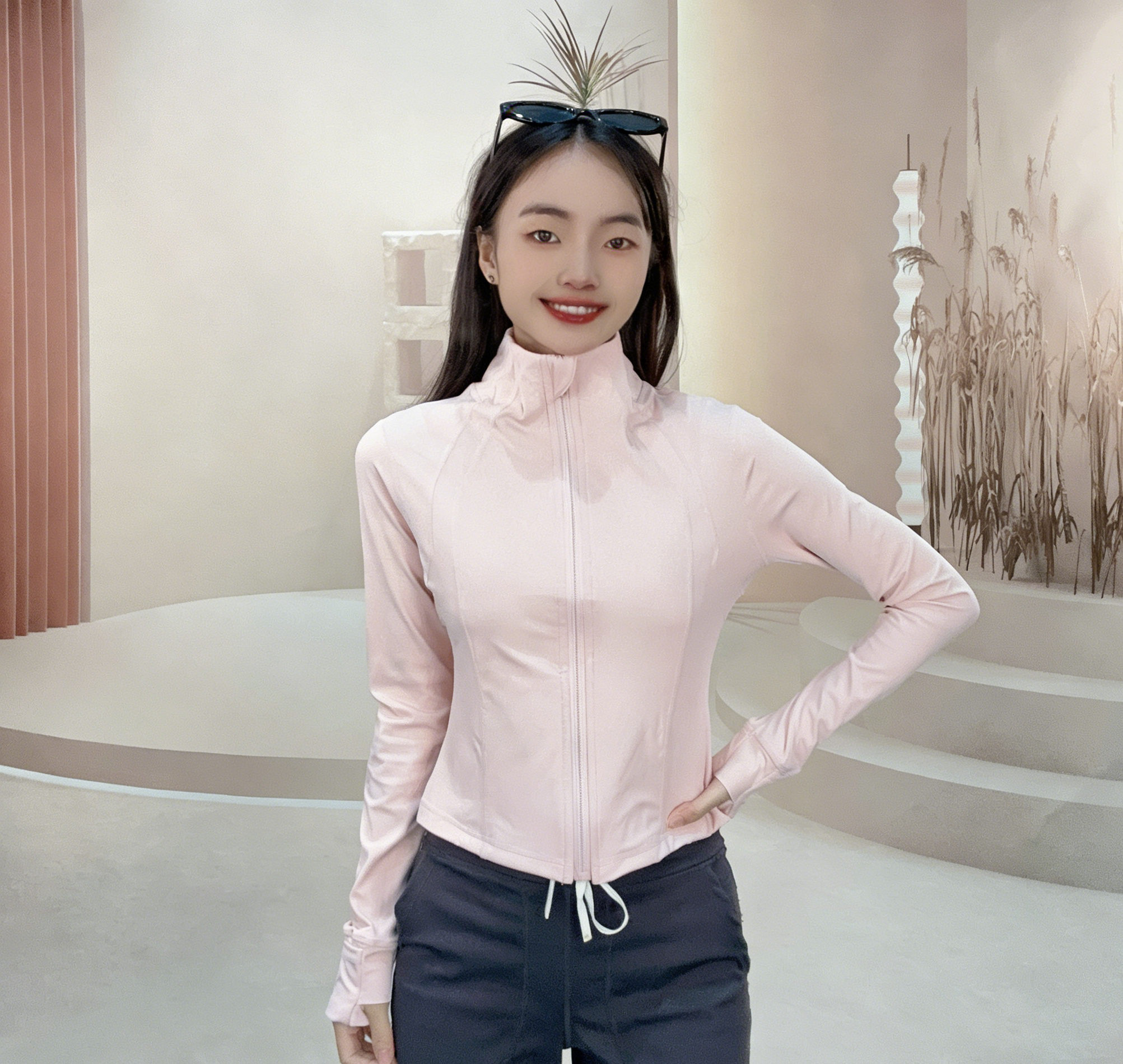 L5615# Women Yoga Jackets