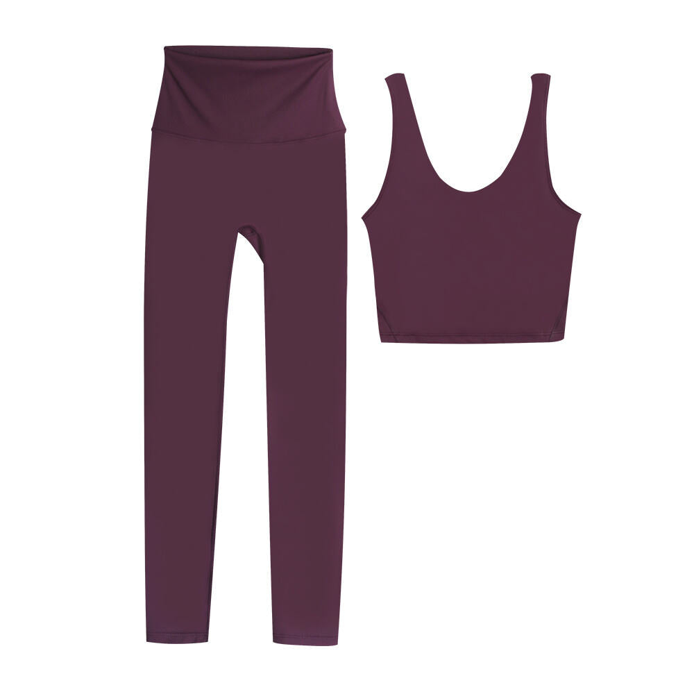 L4757# Yoga Bra Pants Set