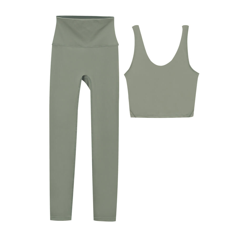 L4757# Yoga Bra Pants Set