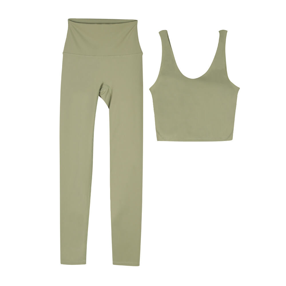 L4757# Yoga Bra Pants Set