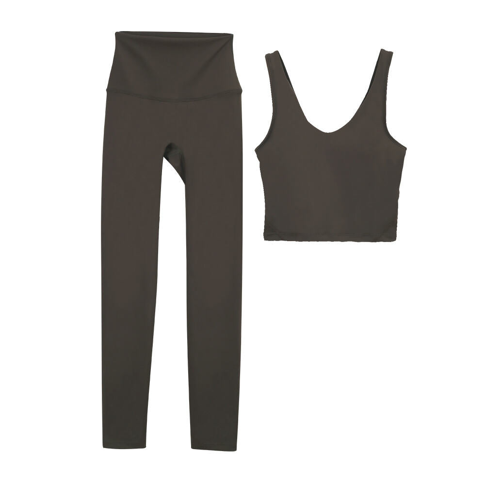 L4757# Yoga Bra Pants Set