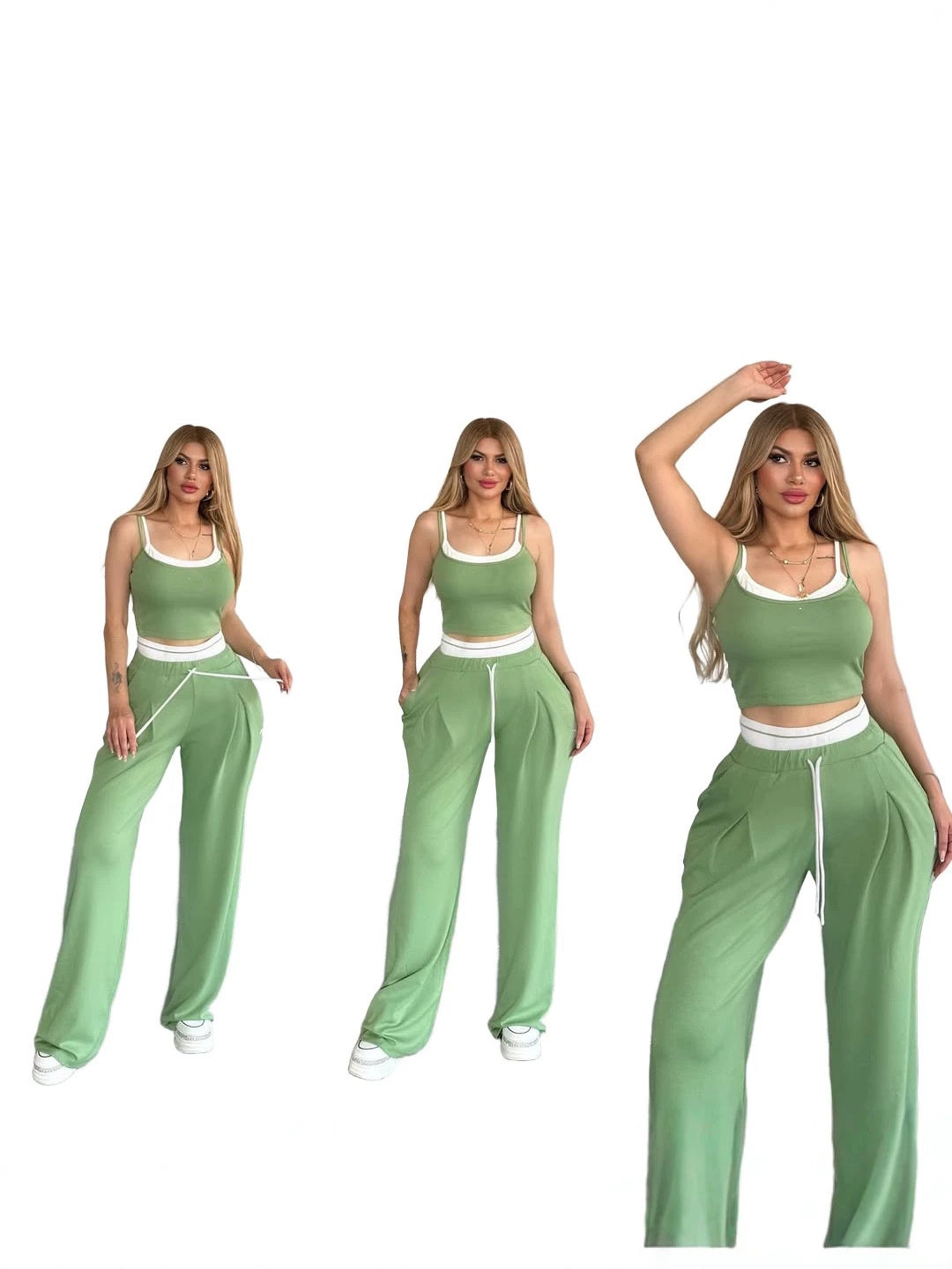 2328#A Women Yoga Bra Pants Set
