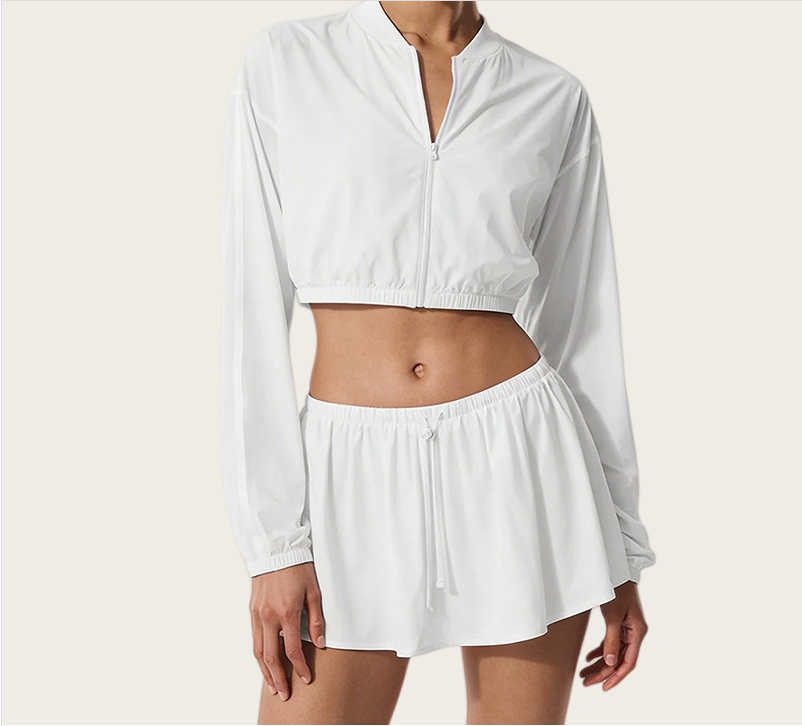2426#A Women Yoga Jacket Or Shorts Skirt