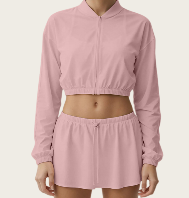 2426#A Women Yoga Jacket Or Shorts Skirt