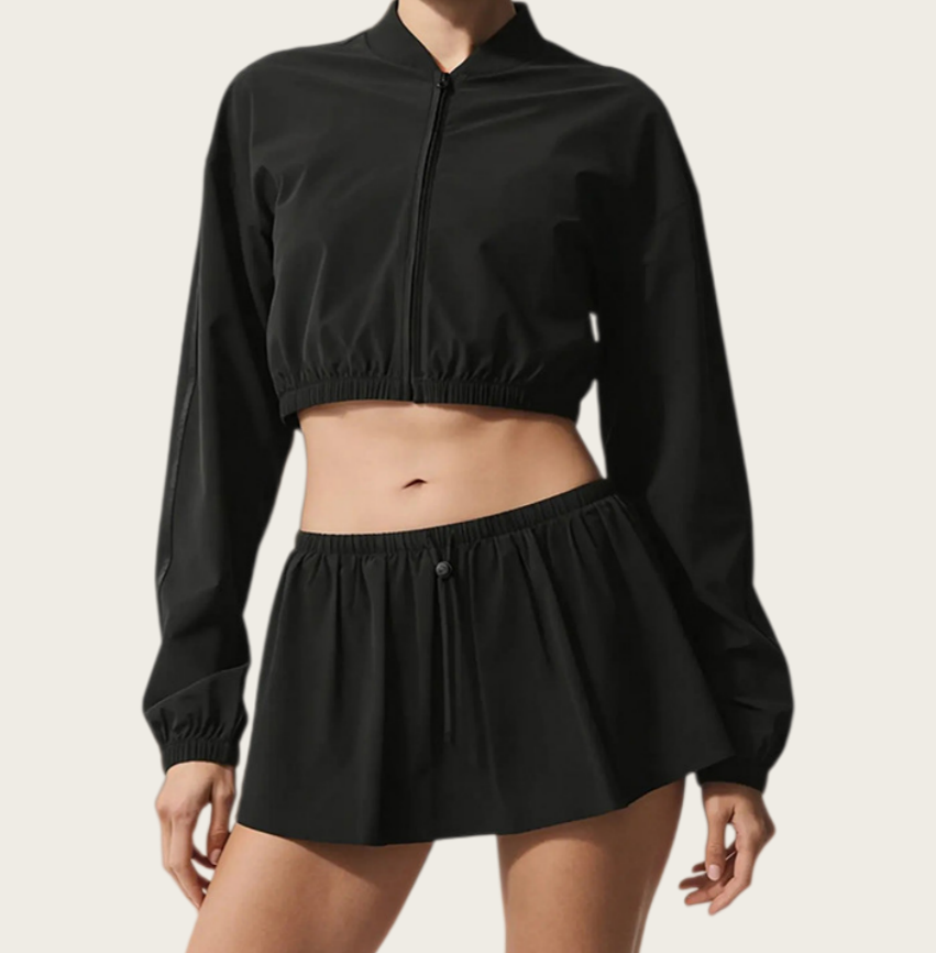 2426#A Women Yoga Jacket Or Shorts Skirt