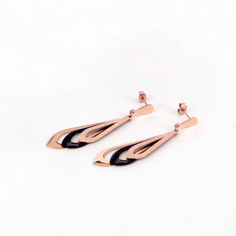 E2399#Titanium Steel Earrings