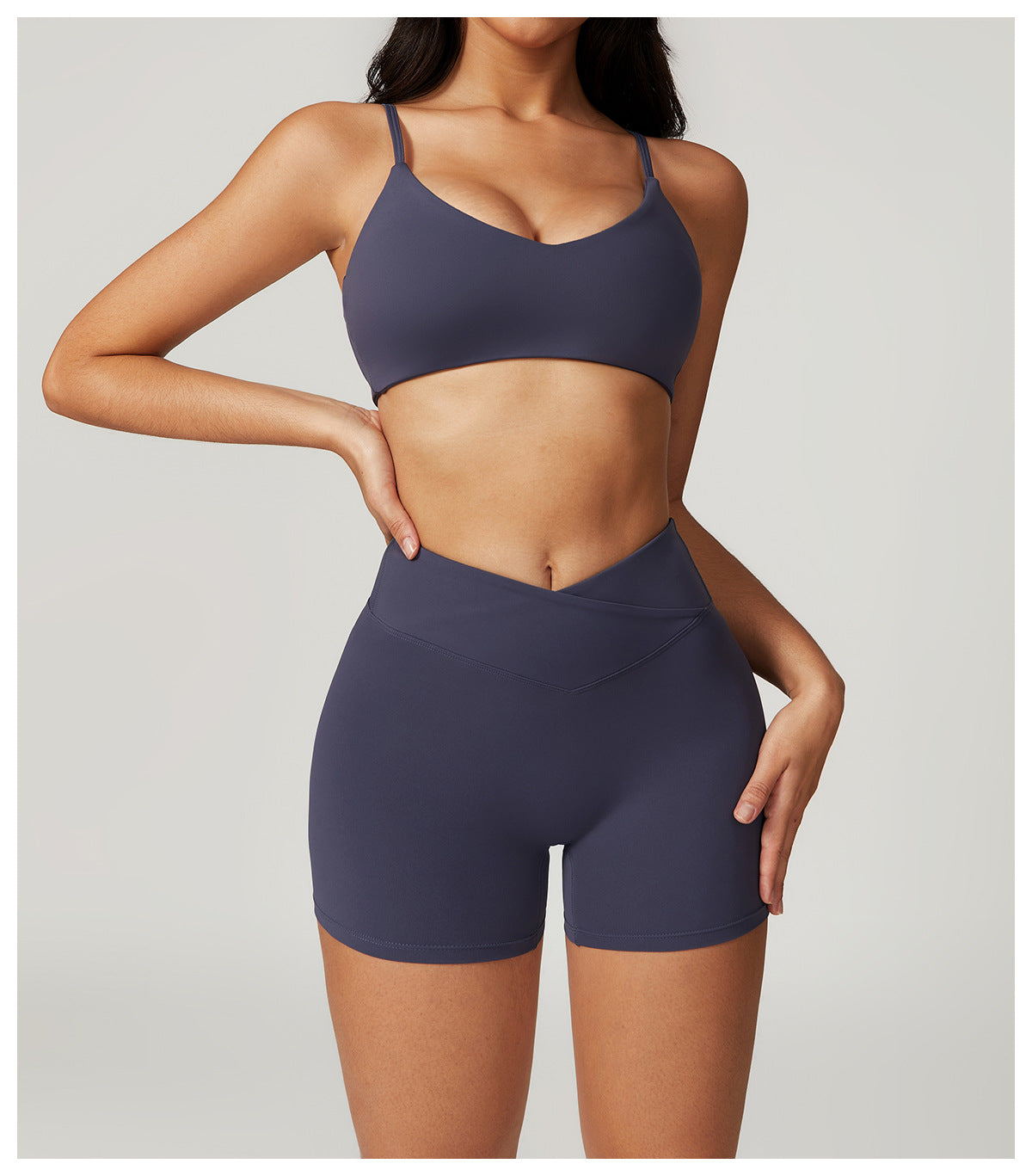 360# AL Women Yoga Bra And Shorts Set