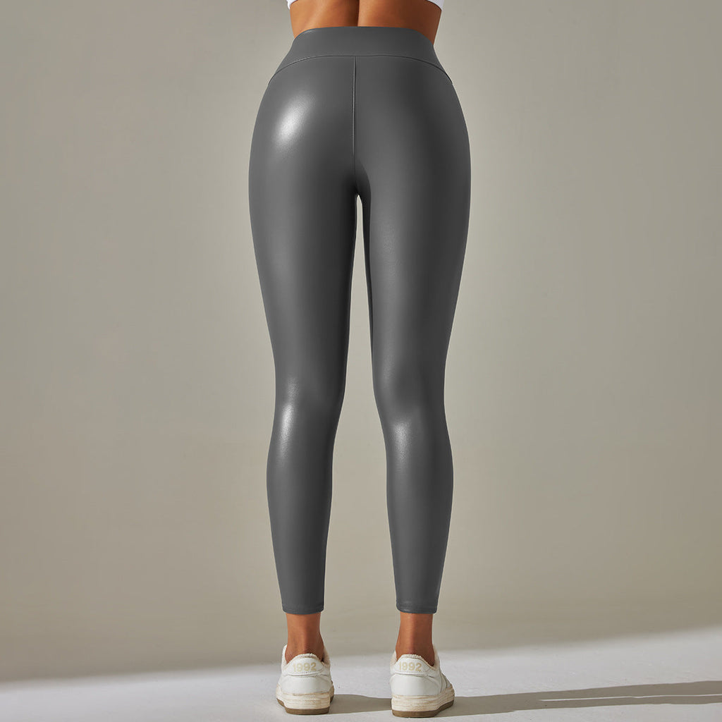 1821# Women Faux Leather Leggings