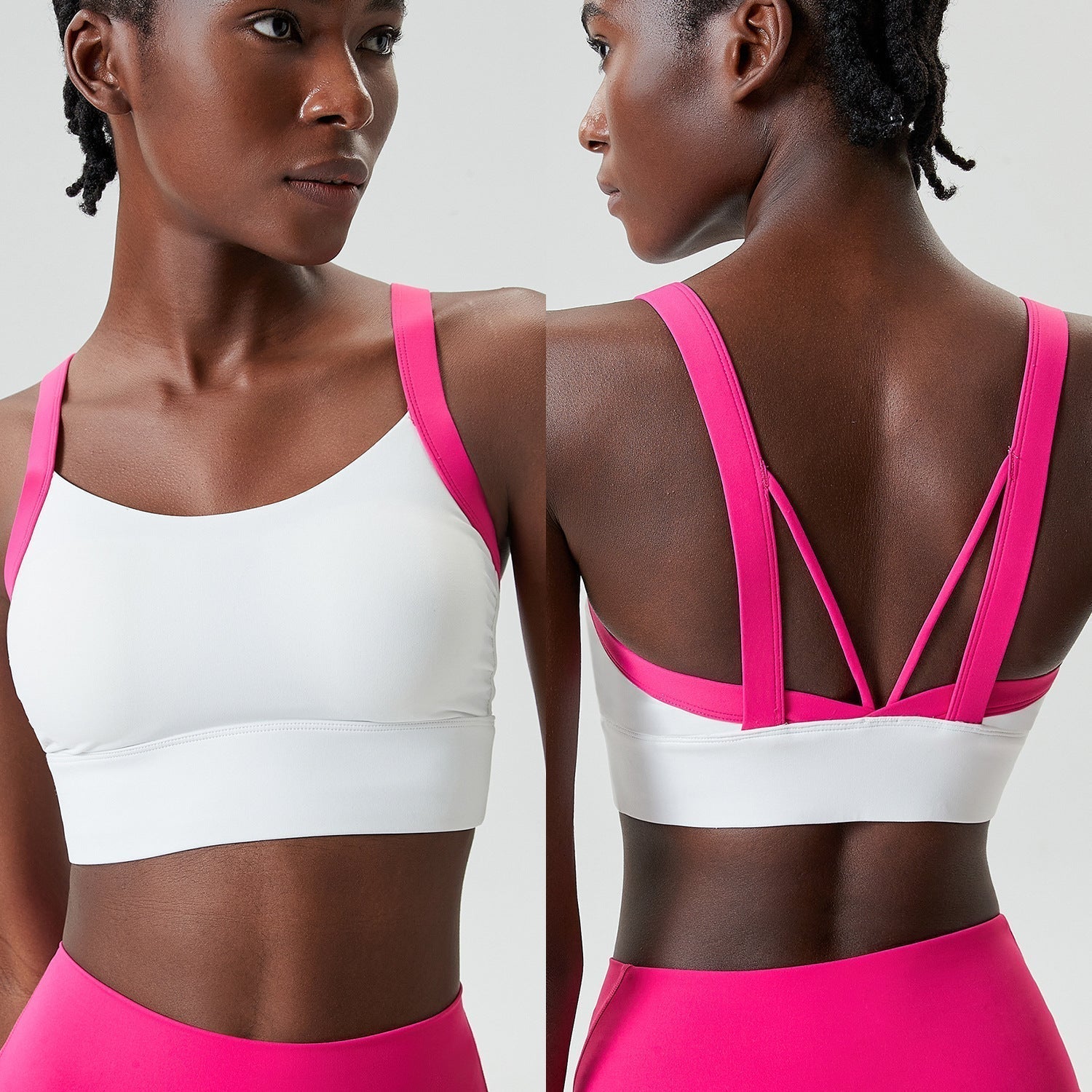 L2059#  Women Yoga Bra Pants Set