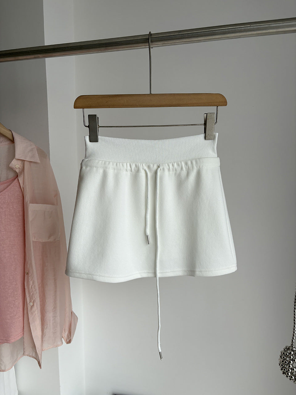 2028# A 3D Silver Women Yoga Skirts