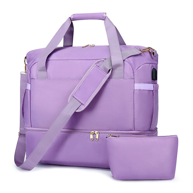 L2193#  USB Charge Ruffle Bag