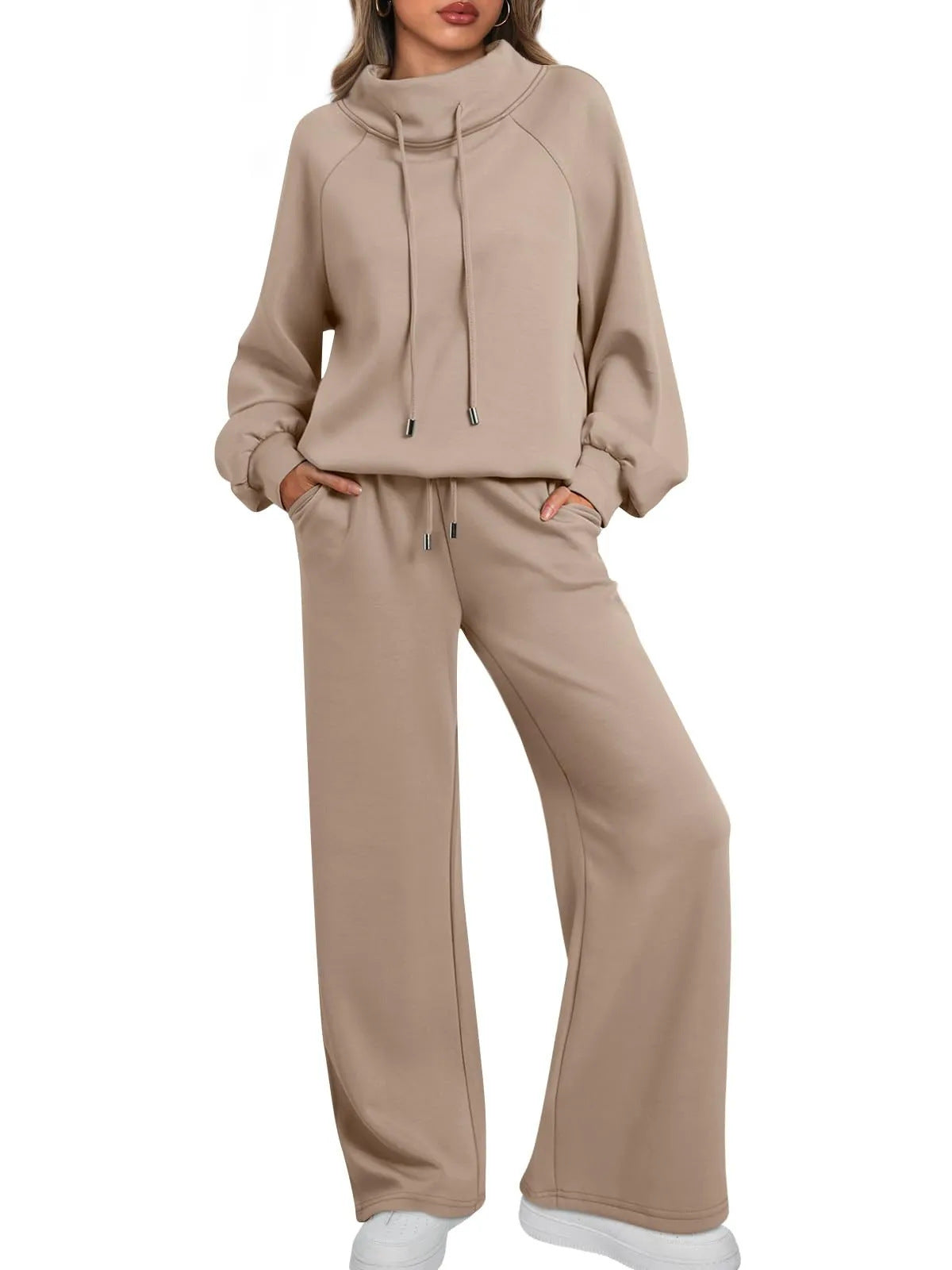 1662#A 3D Silver Logo Hoodies Pants Set