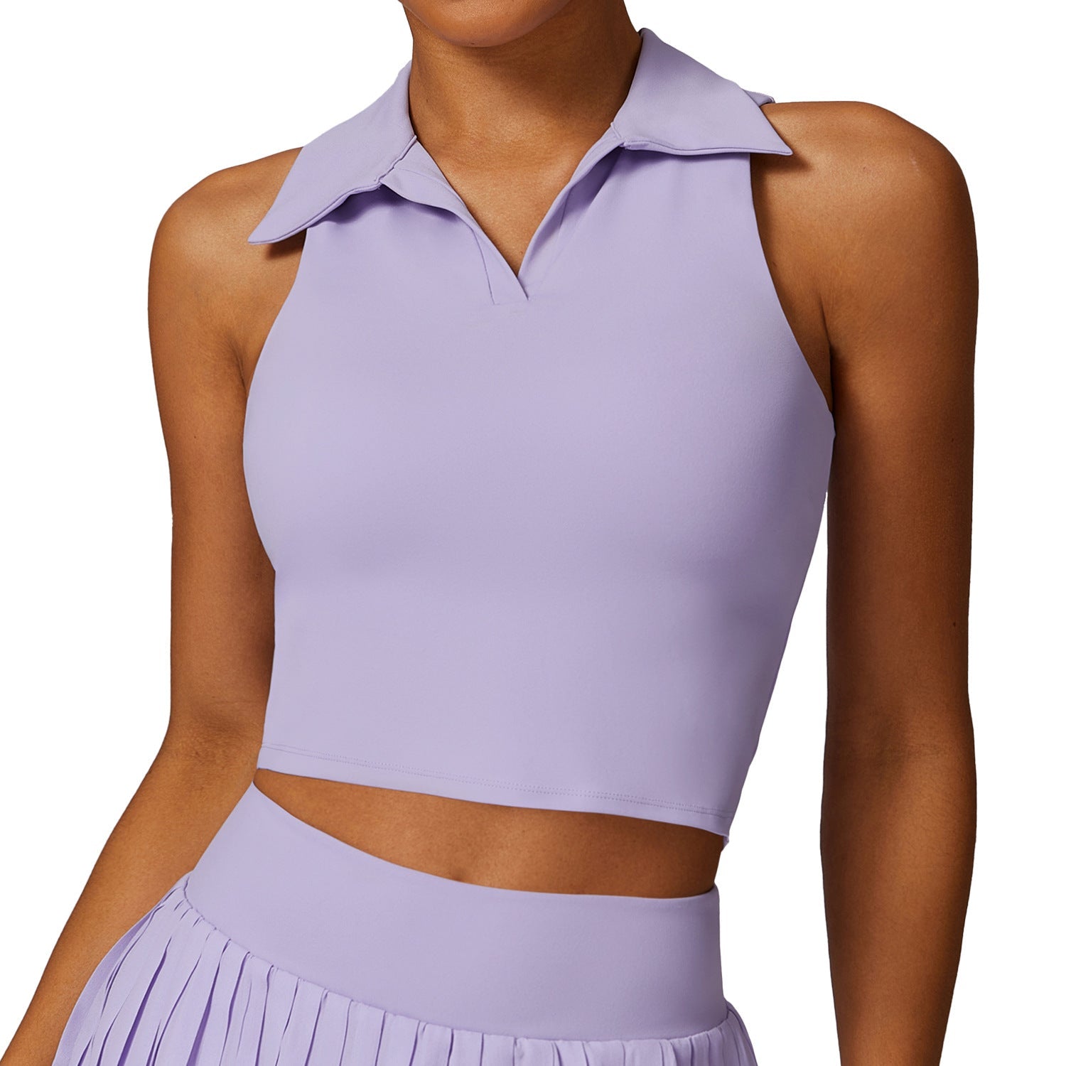 143 #AL Yoga Vest Skirt Set