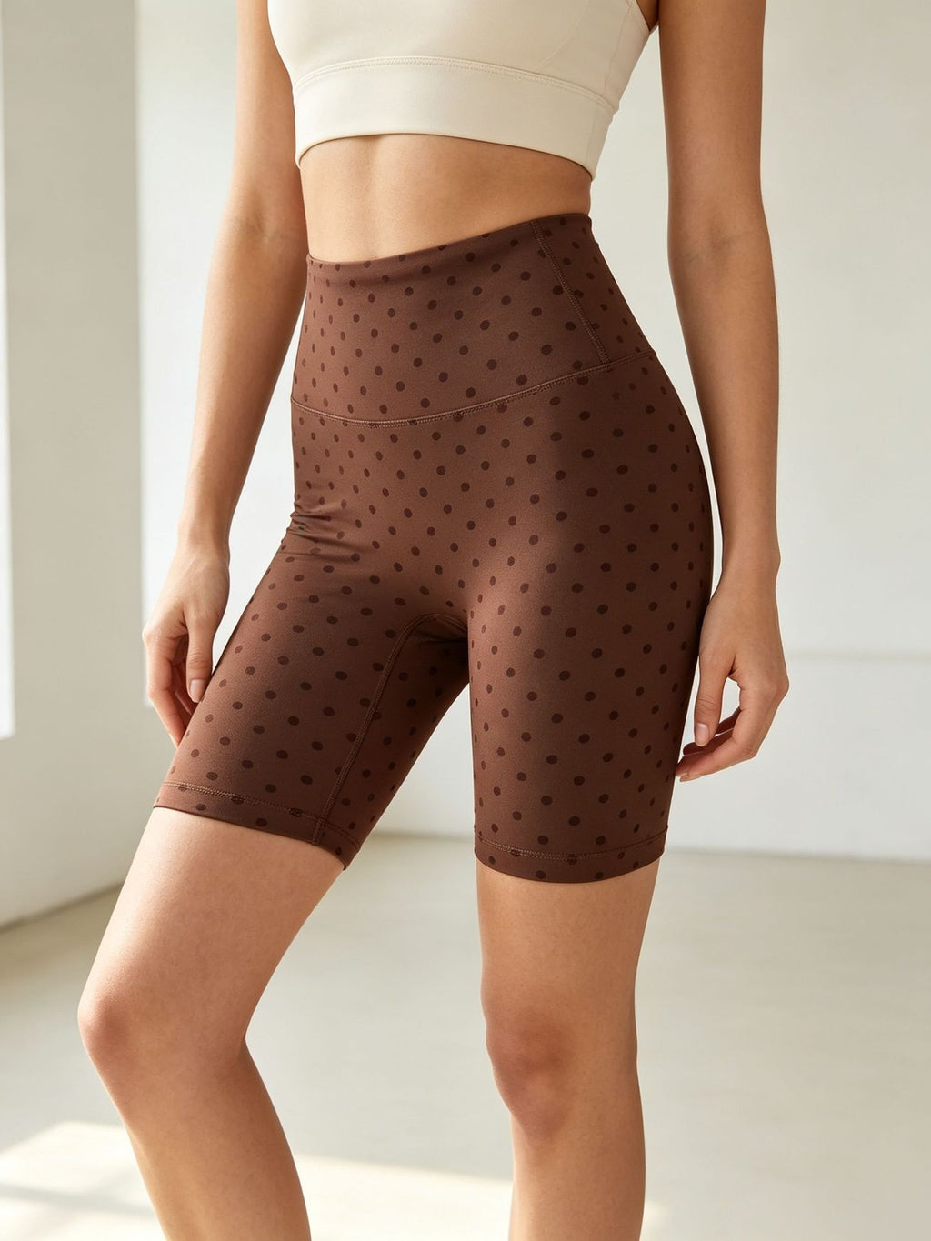 L6363#  Women Polka Dot Shorts