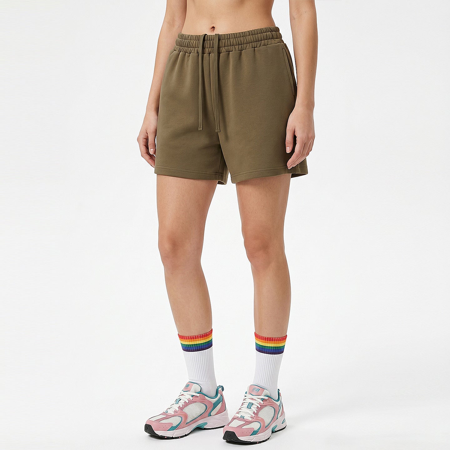 2448# A 3D Silver Unisex Sports Shorts