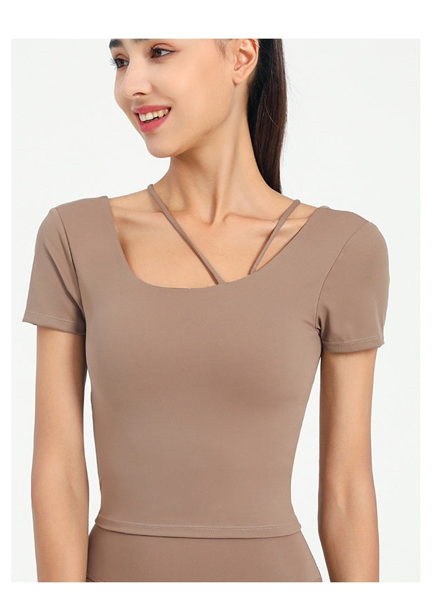 357# AL Women Yoga Shirts