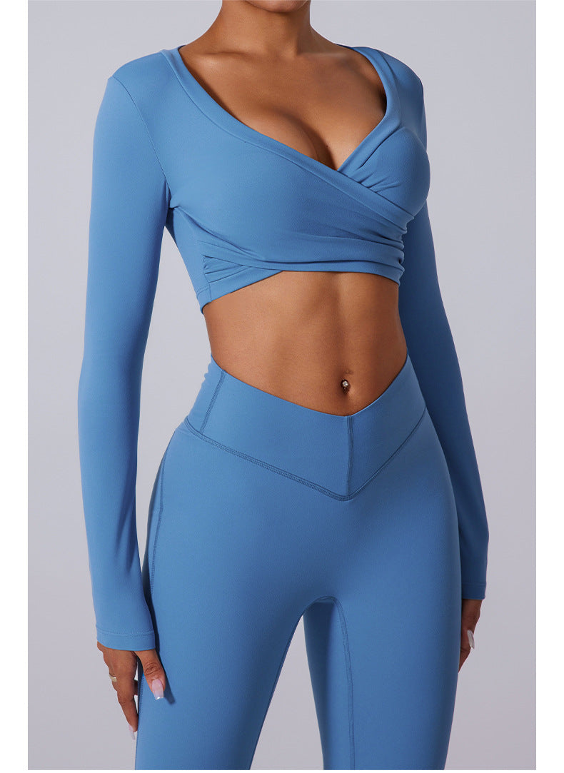 796# A  Women Yoga Shirts Pants Set