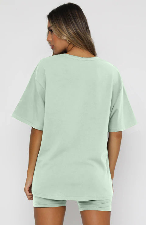 1602# A Women Yoga Shirts Shorts Set