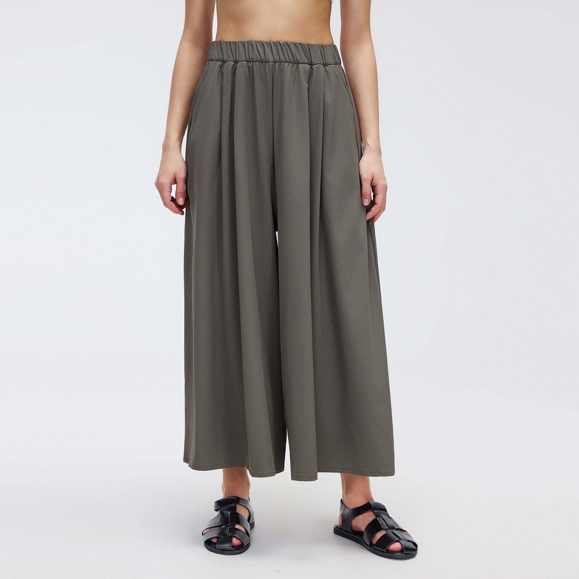 L5767# Women Wide-Leg Pants