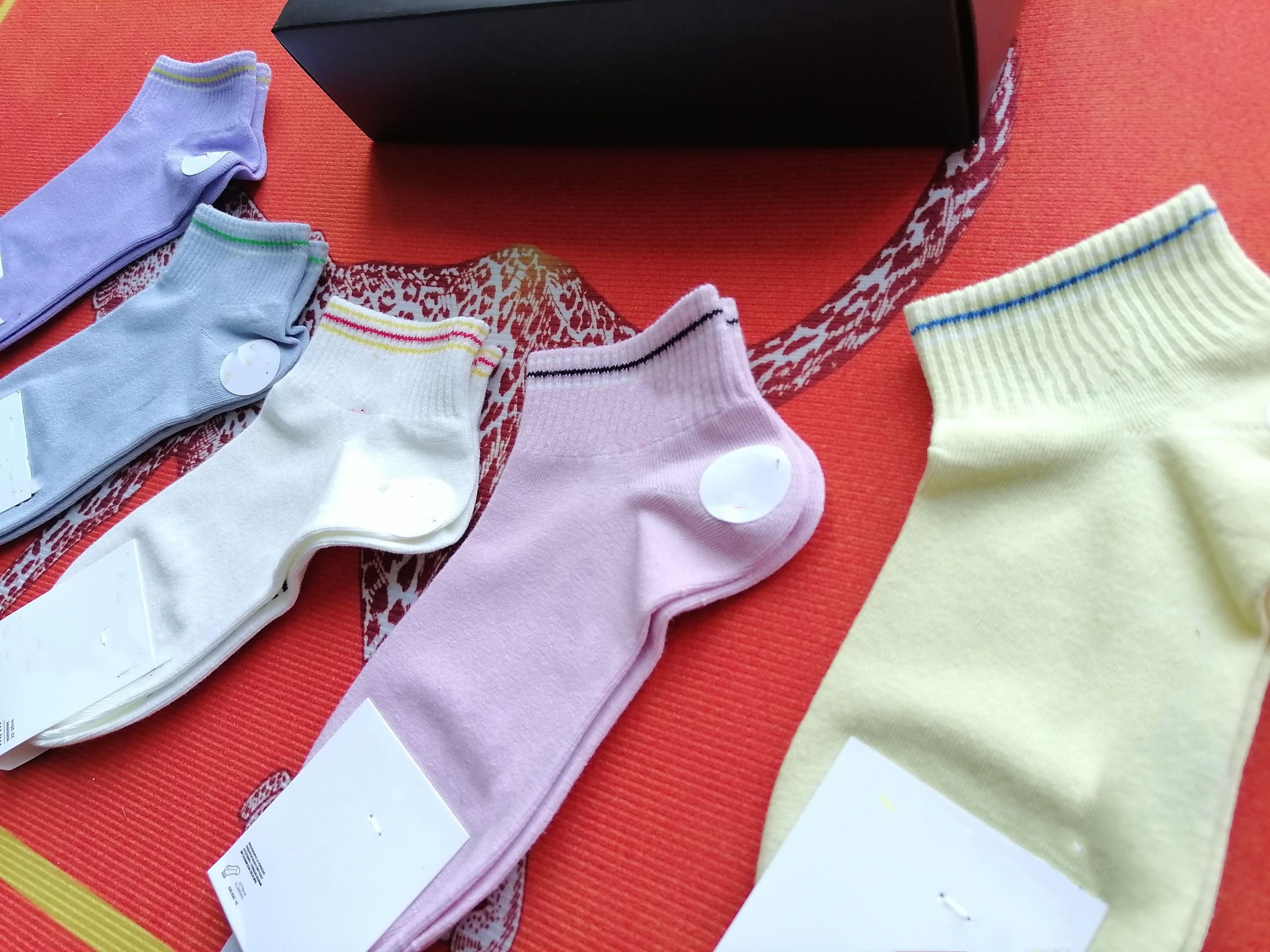 L4219#Women Cotton Socks 5Pairs/lot