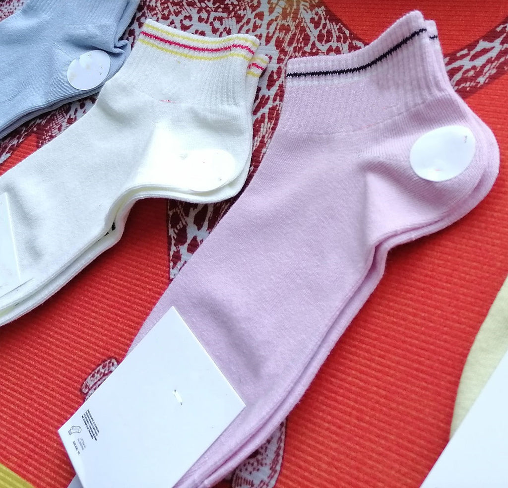 L4219#Women Cotton Socks 5Pairs/lot