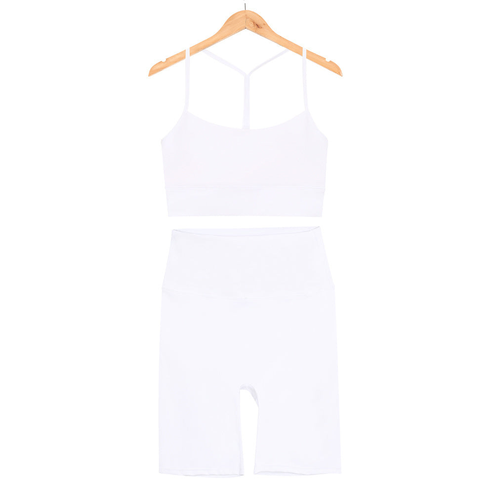 L4749#  Yoga Bra Shorts Set
