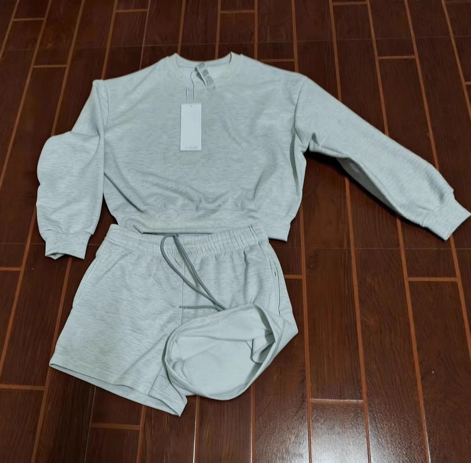 2043# A 3D Silver Women Yoga Set