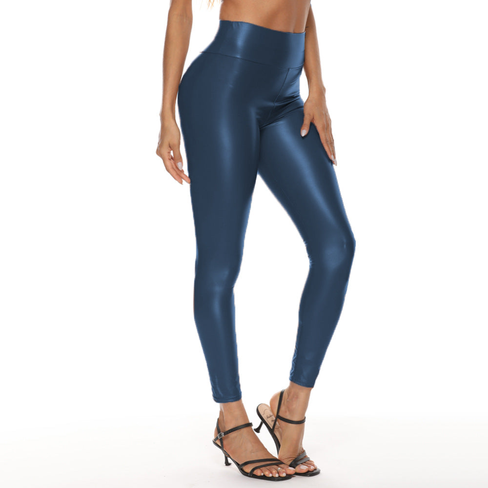 L6060#  Women Faux Leahter Leggings