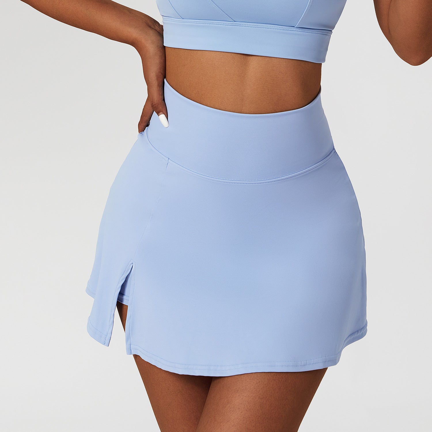 269# AL Women Yoga Bra And Skirts Set
