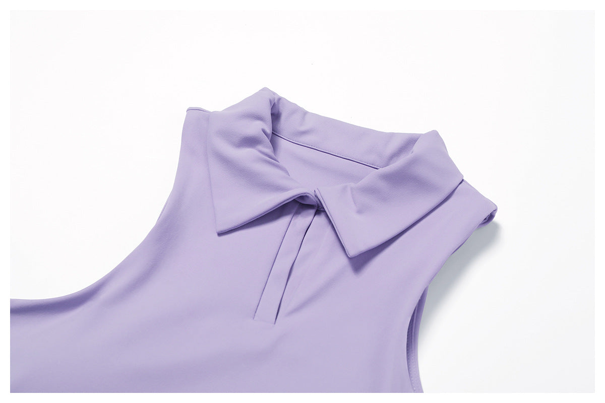 143 #AL Yoga Vest Skirt Set