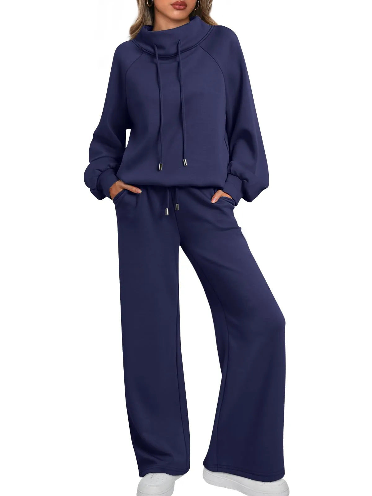 1662#A 3D Silver Logo Hoodies Pants Set