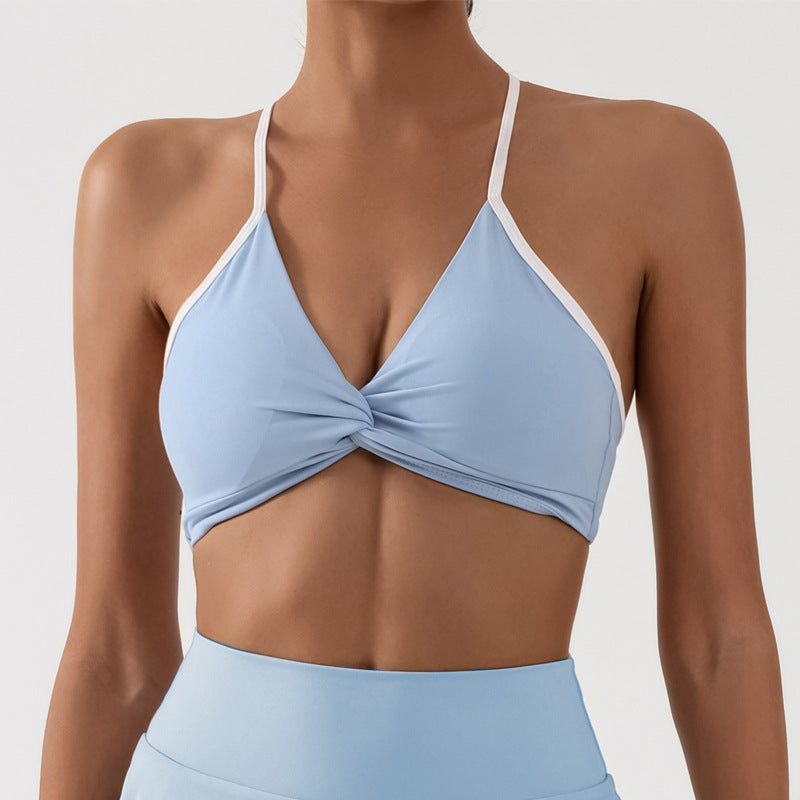 824# A Women Yoga Bra Skirts Set