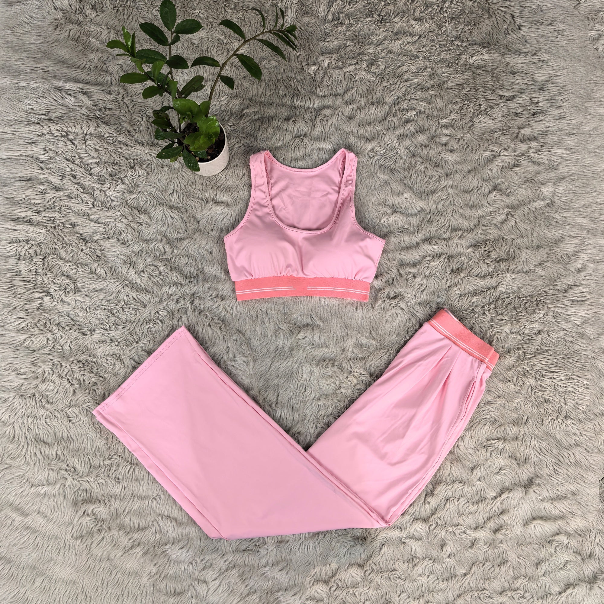 2402#A Women Shirt Pants Set