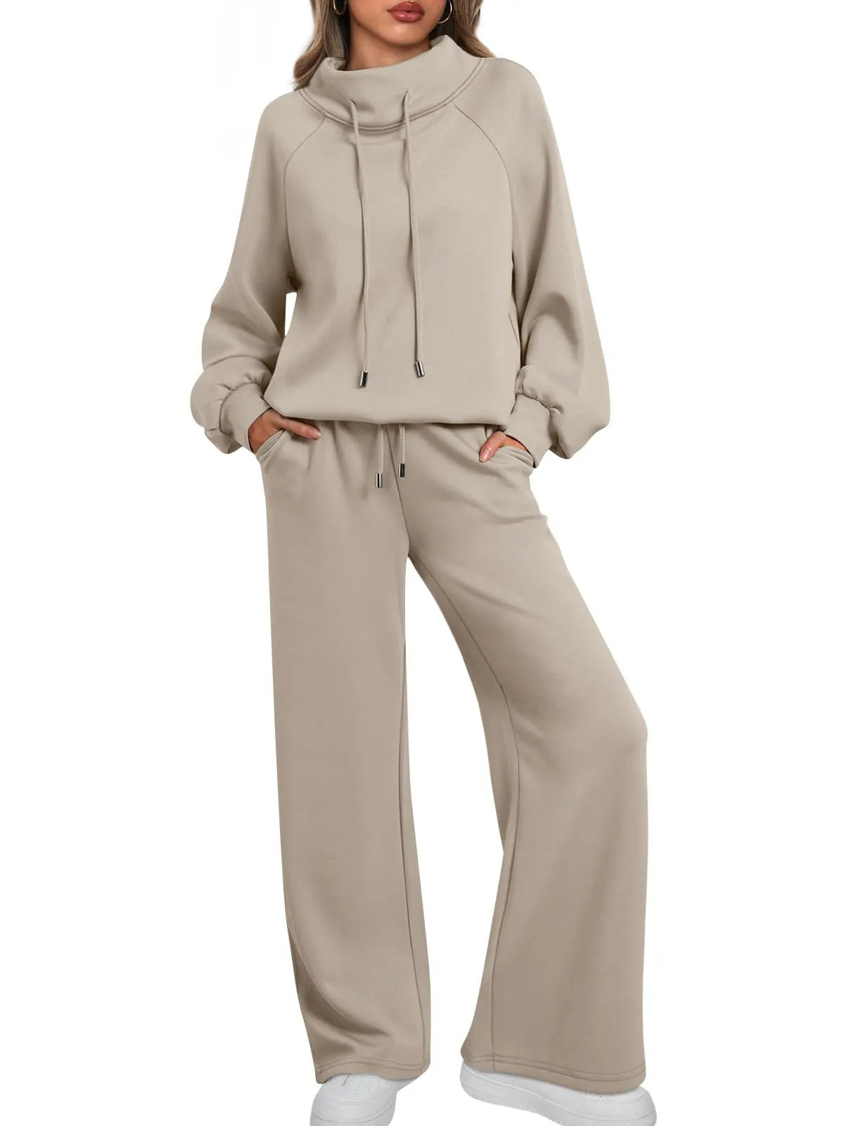 1662#A 3D Silver Logo Hoodies Pants Set