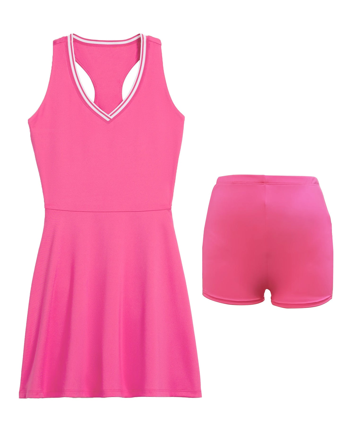 1927#A Women Tennis Dress with Shorts