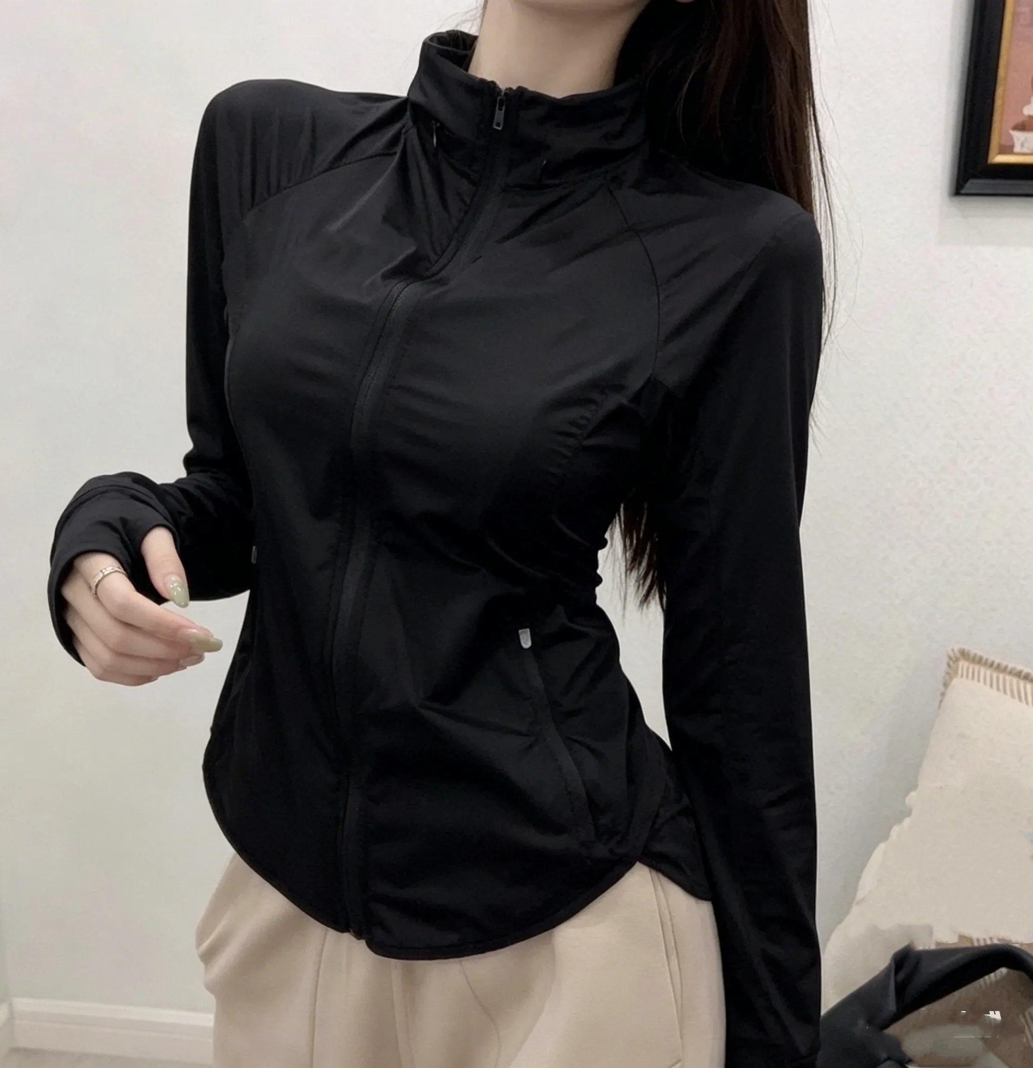 L6056#  Women Yoga Sunscreen Jackets