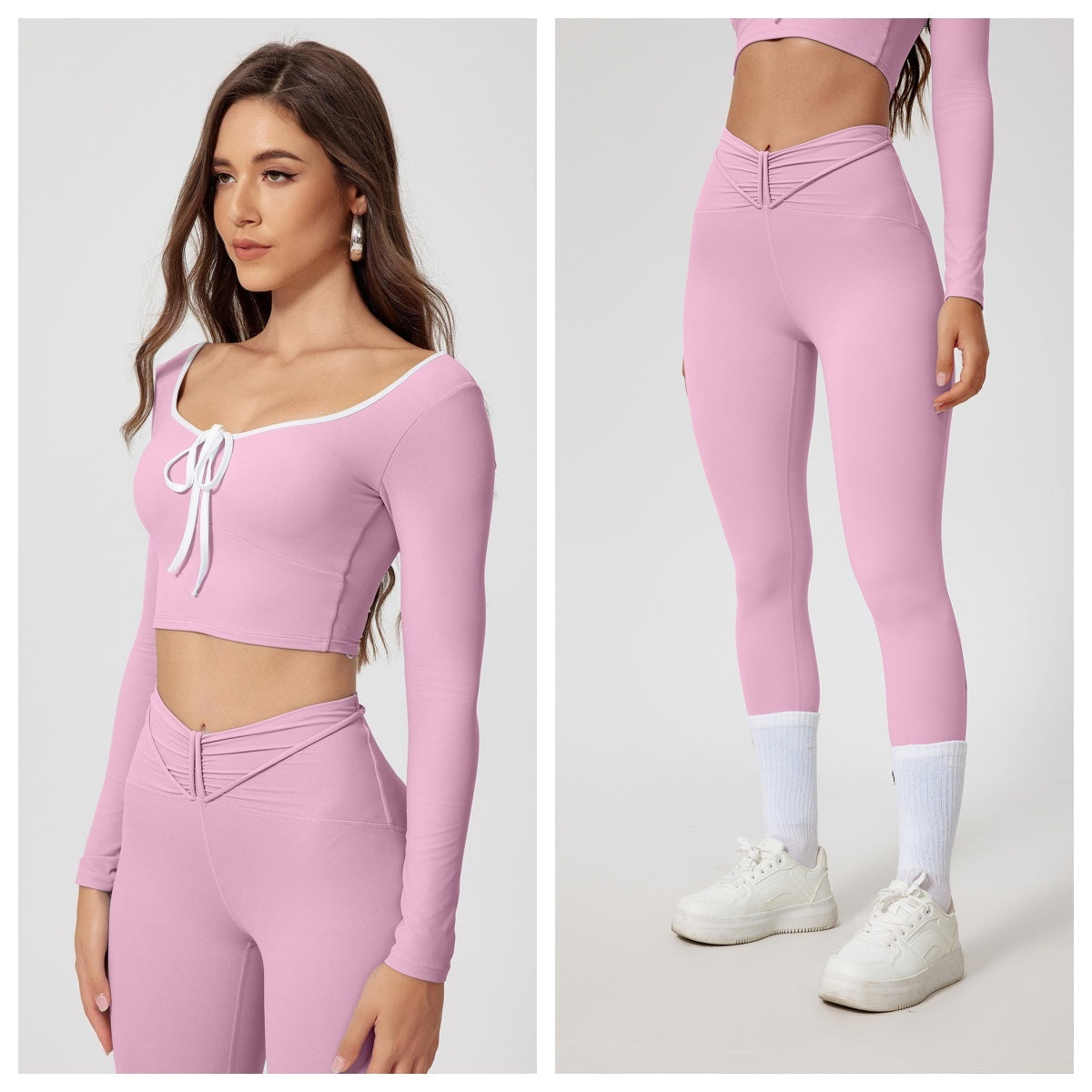 795# A Women Yoga Shirts Pants Set