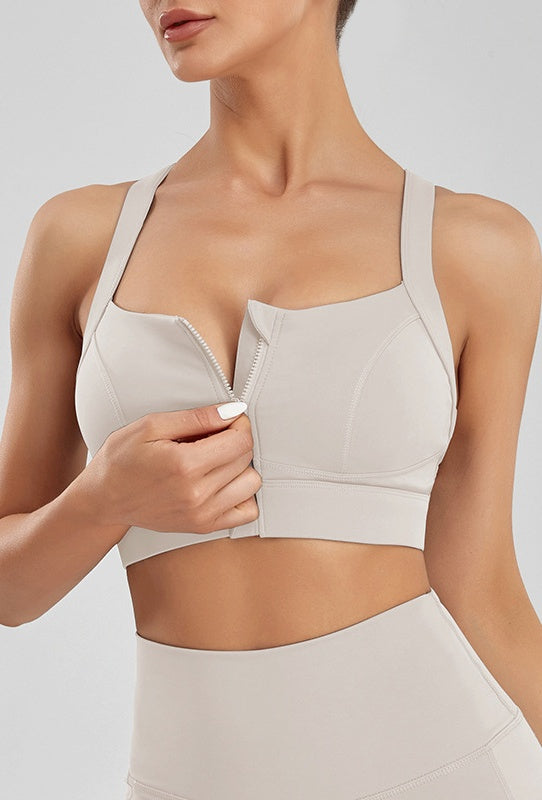 L2006#  Zipper Bra