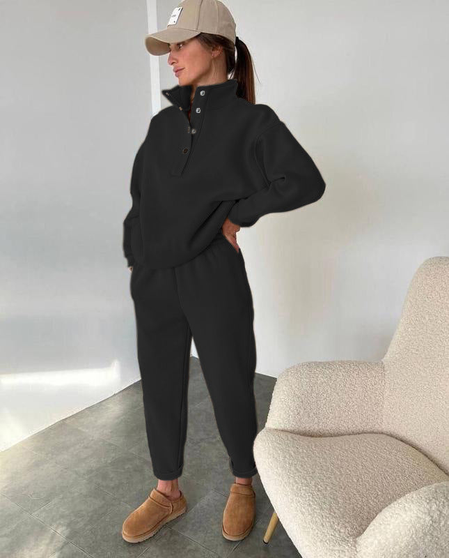 485# AL 3D Silver Logo Women Sweatshirts Pants Set