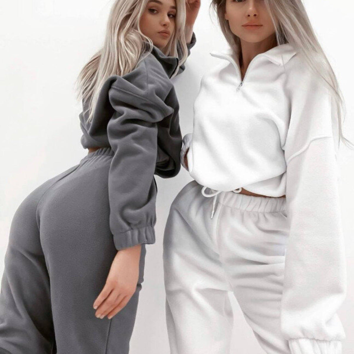 1695# A 3D Silver Women Sport Set