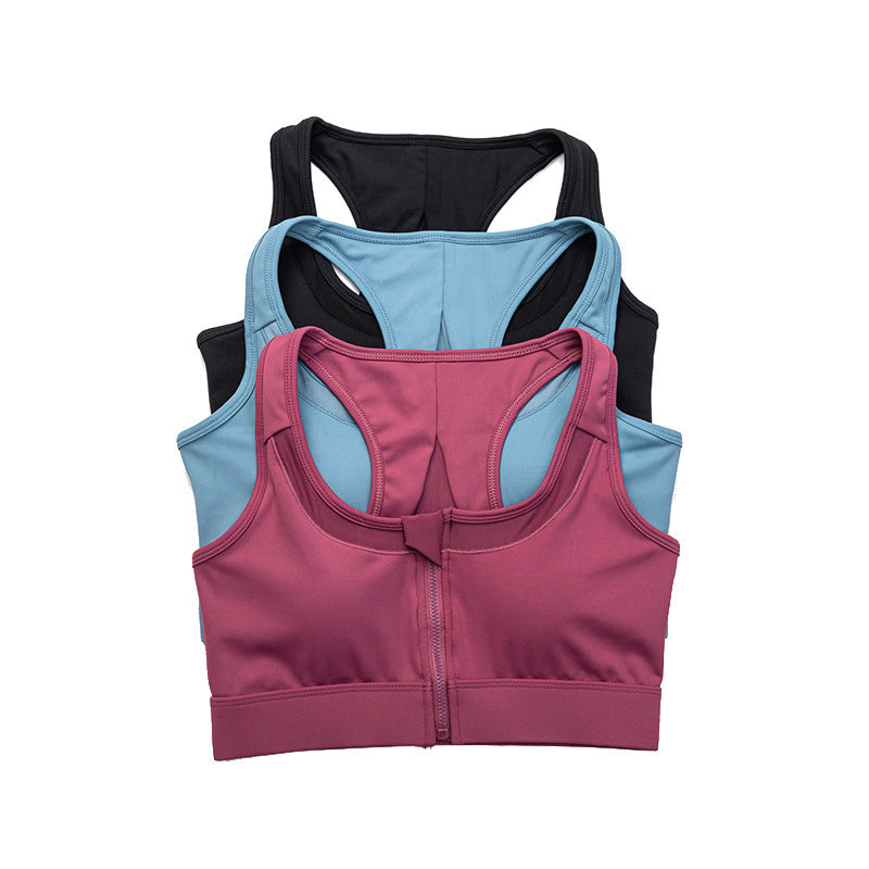 L2369#  Women Front Zipper Bra