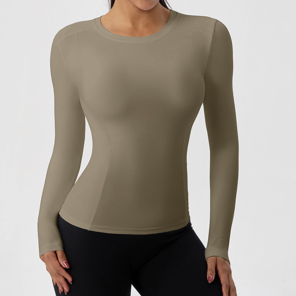1636#A Women Yoga Long Sleeve Shirts