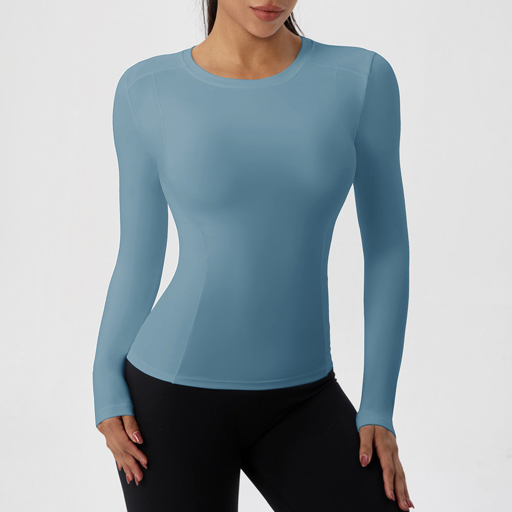 1636#A Women Yoga Long Sleeve Shirts