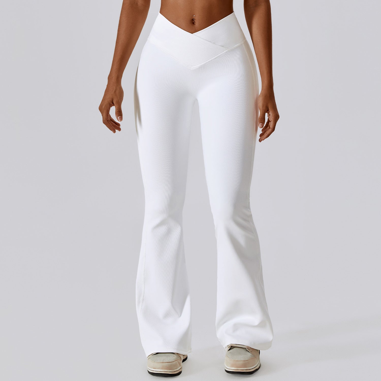 120#AL Bra and Flare Pants Set