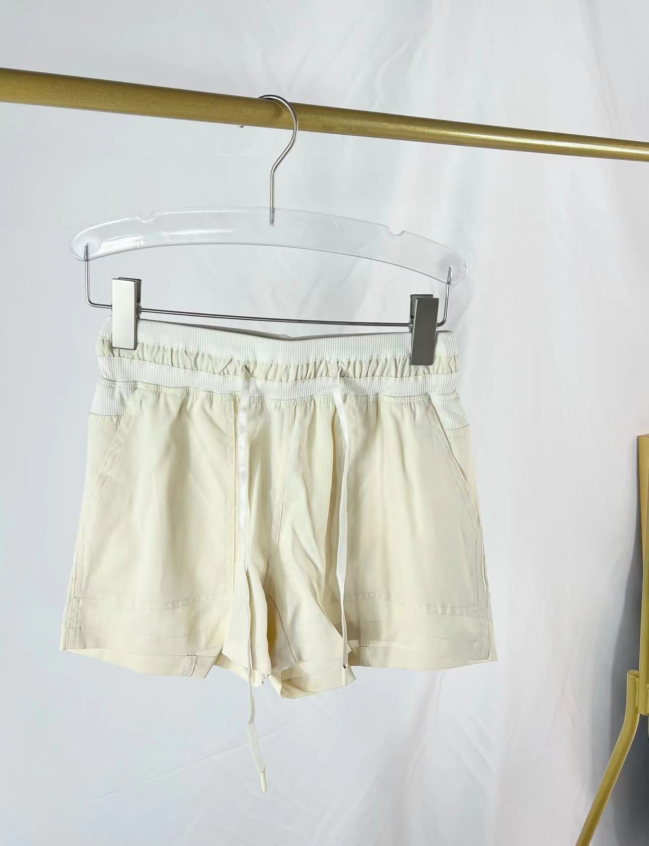 L6150#  Women Silica Gel  Sports Shorts